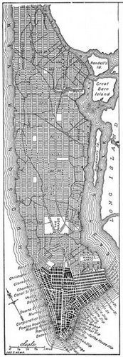 Idea for New York Manhattan's grid streets